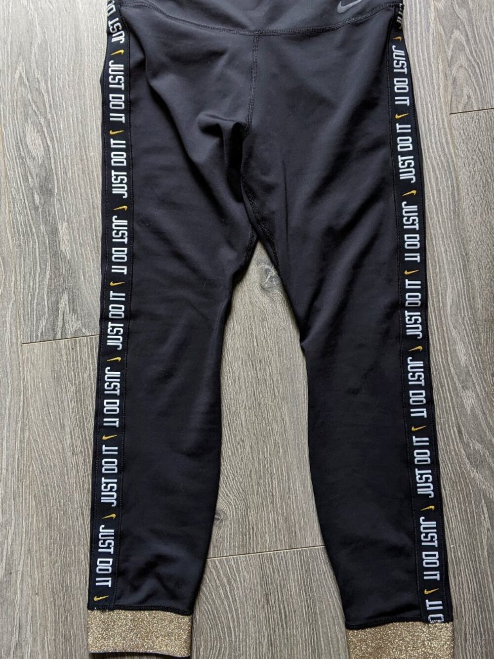 Nike One Icon Clash Glam Dunk Cuff 7/8 Training Leggings (style code BV5366) M